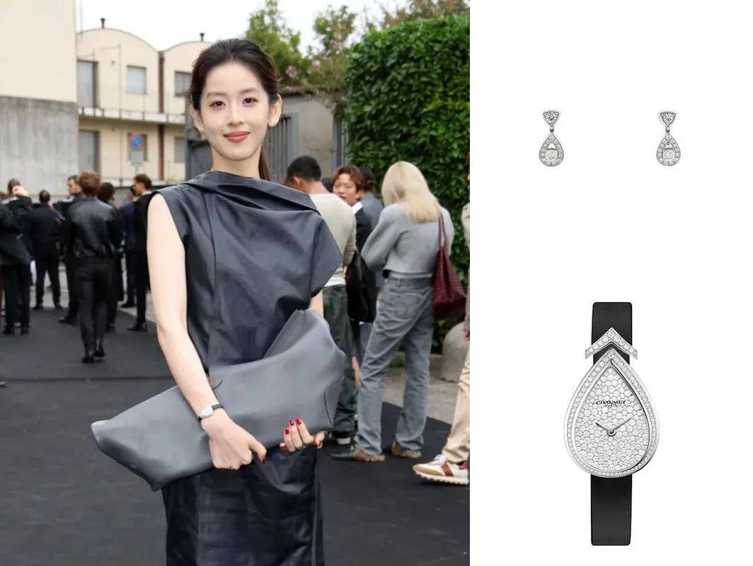 环也爱穿“中产三宝”！“该省省该花花”瓦力棋牌游戏章泽天看展戴80万香奈儿耳(图12)