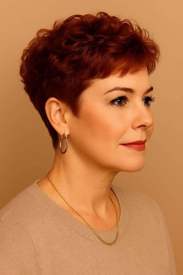 锁干练与灵动的双重魅力重塑发型时尚感瓦力棋牌游戏短款卷发与层次短发：解(图4)